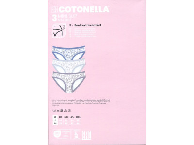 Дамска бикина бразилиана Essentials Cotonella Модел 3362-4g100-3 броя