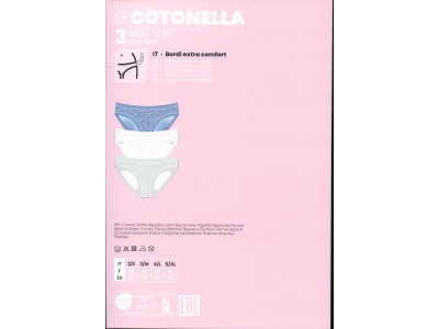 Дамска бикина Essentials Cotonella Модел 3362-5f100 - 3 броя