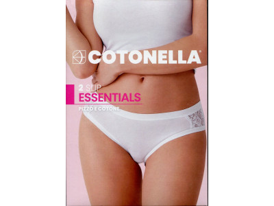 Дамска бикина слип с дантела Cotonella Модел CD129 Essentials