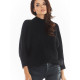 Дамски пуловер класически модел 149743 awama
