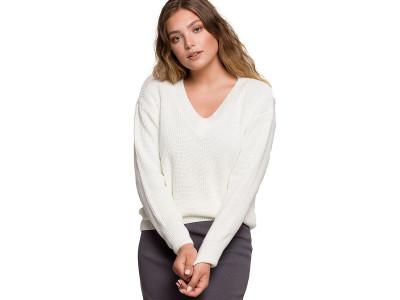 Дамски пуловер класически модел 157590 BE Knit