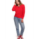 Дамски пуловер класически модел 157591 BE Knit