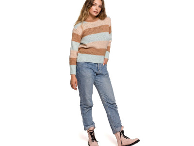 Дамски пуловер класически модел 157607 BE Knit