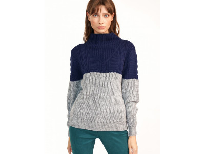 Дамски пуловер класически модел 159522 Nife