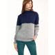 Дамски пуловер класически модел 159522 Nife