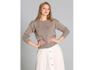 Дамски пуловер класически модел 163067
