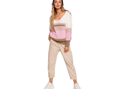 Дамски пуловер класически модел 163624