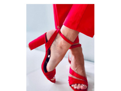 Дамски сандали с ток модел 166913 Inello
