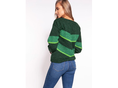 Дамски пуловер класически модел 170055 MKM