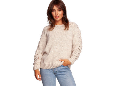 Дамски пуловер класически модел 170246 BE Knit