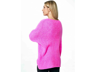 Дамски пуловер класически модел 172111 Figl