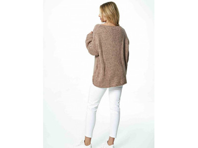 Дамски пуловер класически модел 172113 Figl