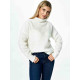 Дамски пуловер класически модел 172238 Figl
