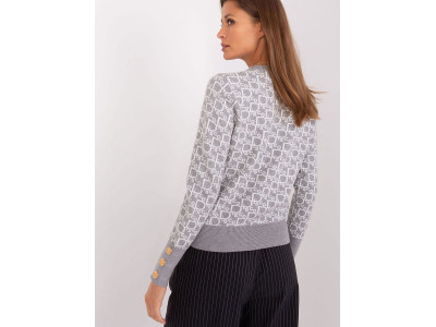 Дамски пуловер класически модел 187542 AT