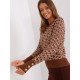 Дамски пуловер класически модел 187545 AT