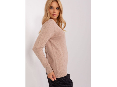 Дамски пуловер класически модел 187554 AT