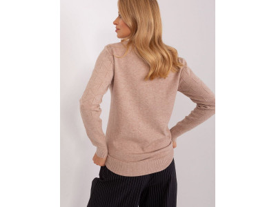 Дамски пуловер класически модел 187554 AT