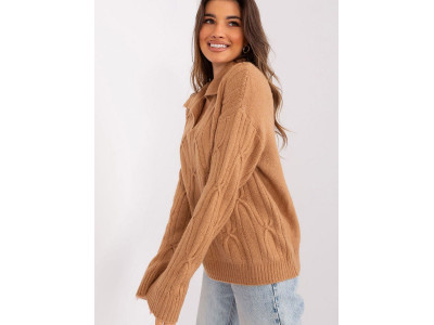 Дамски пуловер класически модел 187737 AT