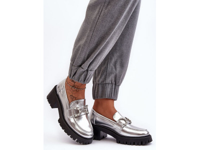 Дамска обувка с дебел ток модел 189876 Step in style