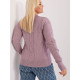 Дамски пуловер класически модел 190051 Factory Price