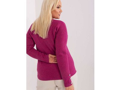 Дамски пуловер класически модел 190089 Factory Price