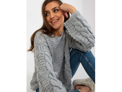 Дамски пуловер класически модел 170812 Rue Paris
