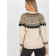 Дамски пуловер класически модел 170822 Rue Paris