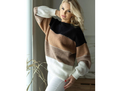 Дамски пуловер класически модел 171317 PeeKaBoo