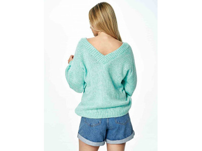Дамски пуловер класически модел 172012 Figl