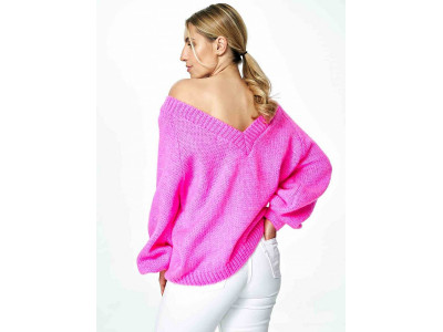 Дамски пуловер класически модел 172013 Figl