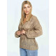 Дамски пуловер класически модел 172041 Figl