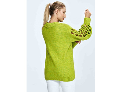 Дамски пуловер класически модел 172057 Figl
