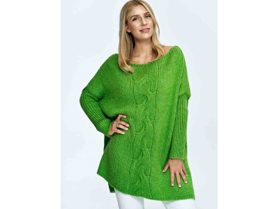 Дамски пуловер класически модел 172103 Figl
