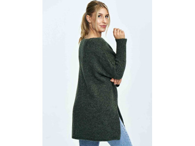 Дамски пуловер класически модел 172105 Figl