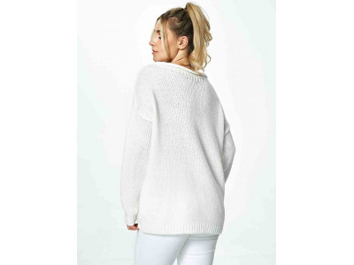 Дамски пуловер класически модел 172219 Figl