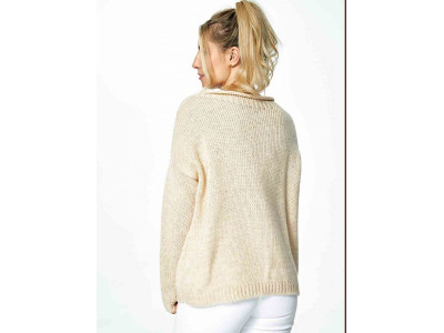 Дамски пуловер класически модел 172221 Figl