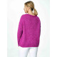Дамски пуловер класически модел 172223 Figl