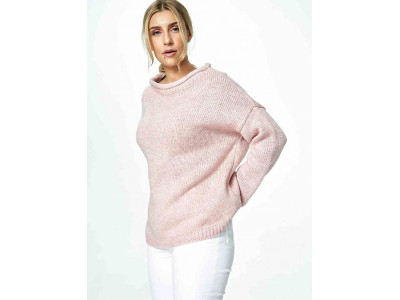 Дамски пуловер класически модел 172225 Figl