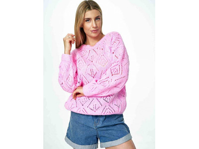 Дамски пуловер класически модел 172229 Figl