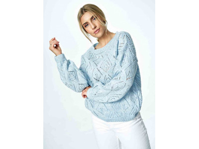 Дамски пуловер класически модел 172233 Figl