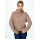 Дамски пуловер класически модел 172236 Figl