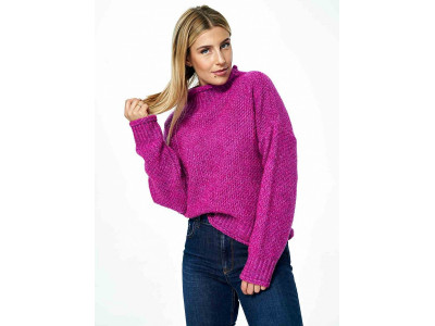 Дамски пуловер класически модел 172240 Figl