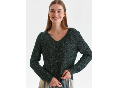 Дамски пуловер класически модел 173945 Top Secret