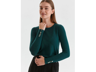Дамски пуловер класически модел 173980 Top Secret
