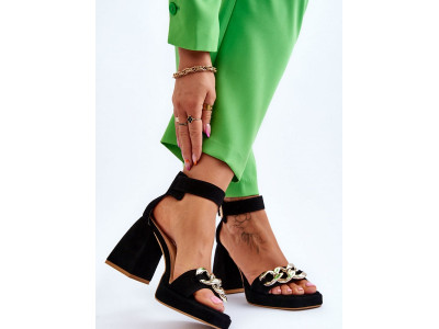 Дамски сандали с ток модел 177708 Step in style