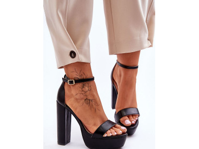 Дамски сандали с ток модел 181416 Step in style