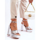 Дамски сандали с ток модел 181639 Step in style