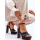 Дамски сандали с ток модел 181640 Step in style