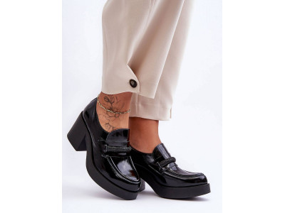 Дамска обувка с дебел ток модел 183962 Step in style