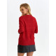 Дамски пуловер класически модел 185161 Top Secret